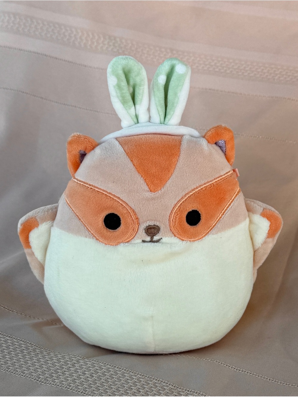 Sqhishmallow Easter themed Tai the Sugar Glider with Bunny Ears 8” Plushie